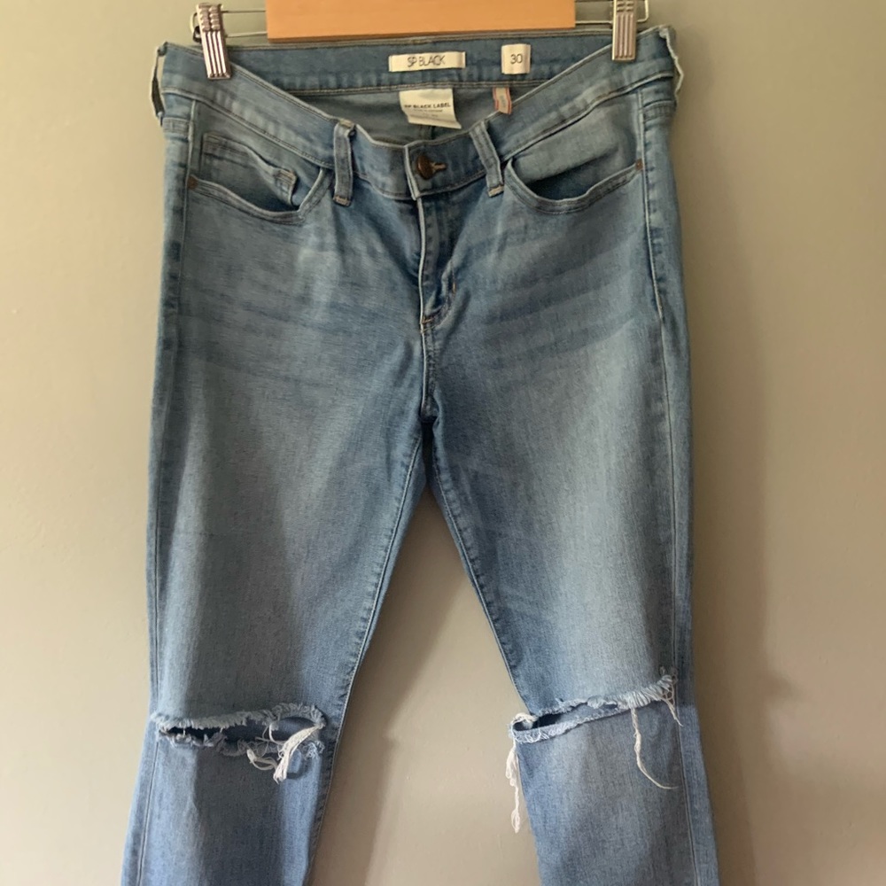 SP Black Label Low Rise Ripped Jeans